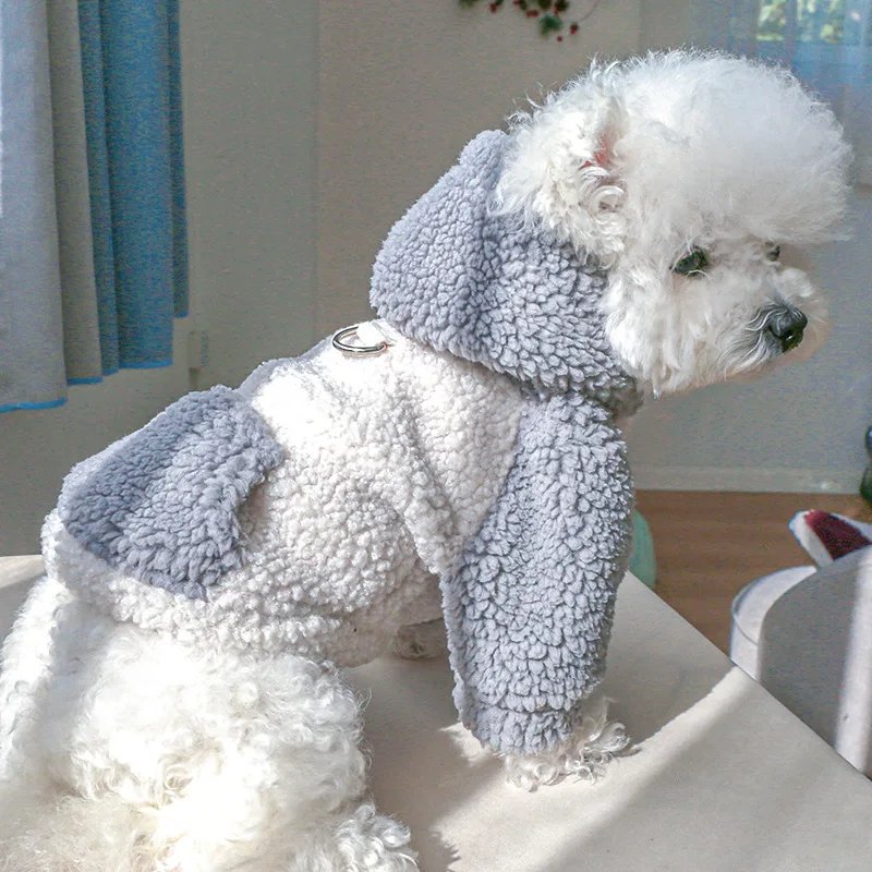 Pull à capuche Berber Smile Puppy pour chiens, vêtements chauds pour animaux de compagnie avec structure, petits chiens, FN anian SARL, masques perforés PVD, hiver