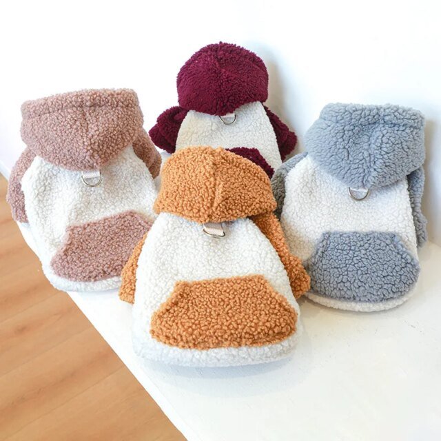 Pull à capuche pour chiens | vêtements chauds pour petits chiens – Image 6