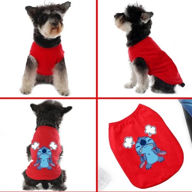 Vêtements en coton pour animaux de compagnie Disney Stitch | vêtements d'été pour chiens et chats – Image 2