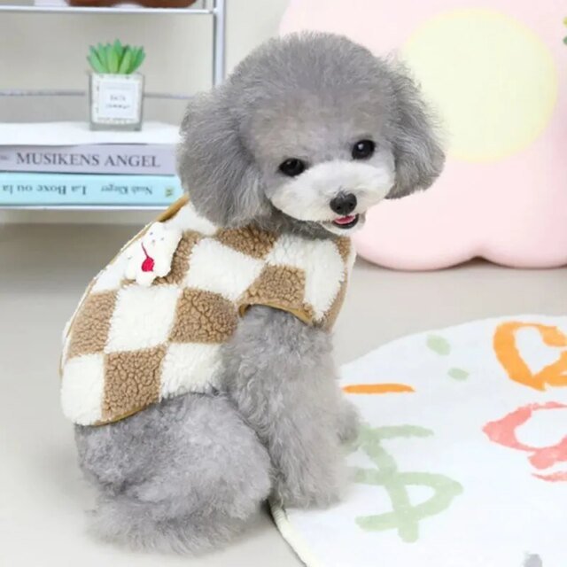 Combinaisons à carreaux pour chiens | vêtements doux pour chiens | vêtements pour chiens | combinaison de costume – Image 5