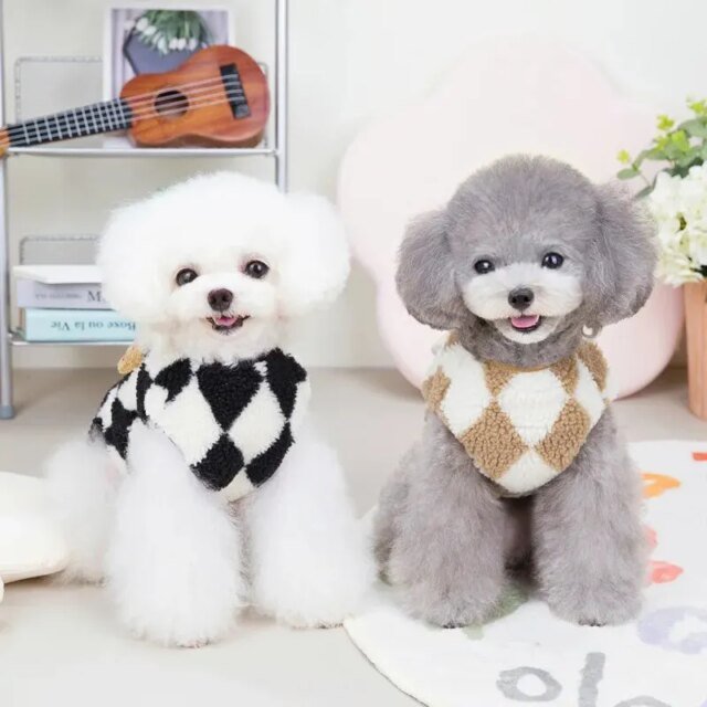 Combinaisons à carreaux pour chiens | vêtements doux pour chiens | vêtements pour chiens | combinaison de costume – Image 3