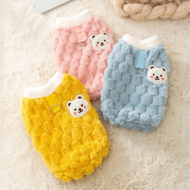 Vêtements d'hiver chauds pour chats | pull cardigan mignon pour animaux de compagnie – Image 5