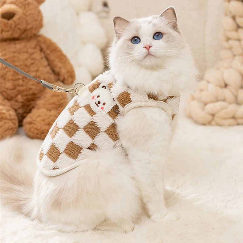 Vêtements d'hiver chauds pour chats sans poils, pull cardigan mignon pour animaux de compagnie, vêtements de costume Sphynx Kedi