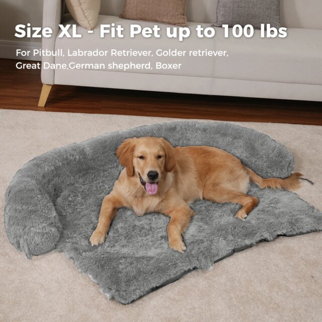 Polymères de lit moelleux portables pour animaux de compagnie | canapé pour chien | couverture chaude pour chat | maison pour chien | chenil lavable | coussin pour chien
