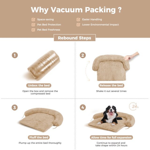 Polymères de lit moelleux portables pour animaux de compagnie | canapé pour chien | couverture chaude pour chat | maison pour chien | chenil lavable | coussin pour chien – Image 6