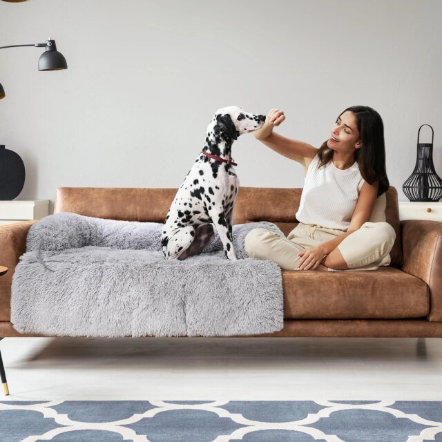 Polymères de lit moelleux portables pour animaux de compagnie | canapé pour chien | couverture chaude pour chat | maison pour chien | chenil lavable | coussin pour chien – Image 4