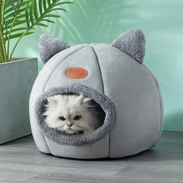 Panier pour dormir profondément en hiver | lit confortable pour chat | panier pour petit chien | produits pour animaux de compagnie – Image 3