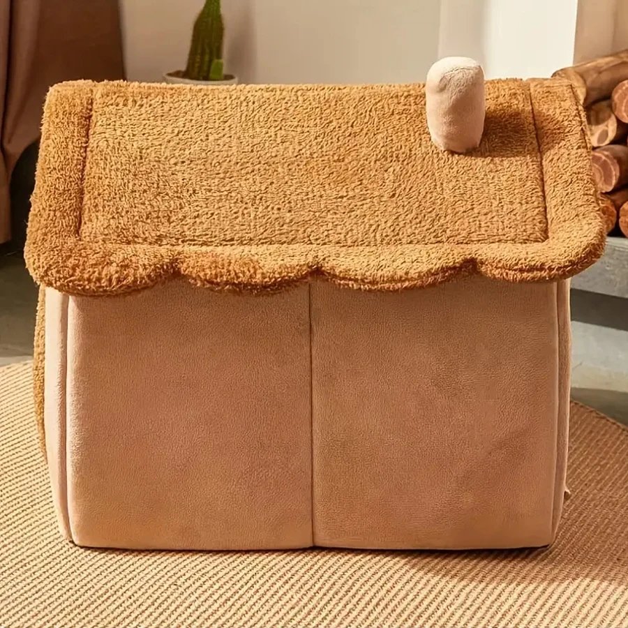 Maison pliable et lavable pour animaux de compagnie, maison pour chat, canapé de diversification pour chiot, lit pour animaux de compagnie, chiens extra petits et chats moyens