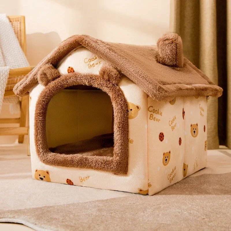 Maison pliable et étanche pour animaux de compagnie, accent de diversification pour petits chiens, chaton, chiot, coussin pour animaux de compagnie, lit pour chat, fournitures de tente, extérieur Maison pliable et étanche pour animaux de compagnie, accent de diversification pour petits chiens, chaton, chiot, coussin pour animaux de compagnie, lit pour chat, fournitures de tente, extérieur