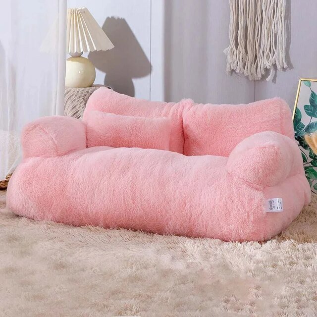 Canapé-lit en peluche confortable pour animaux de compagnie | accent chaud pour chat et chien – Image 2