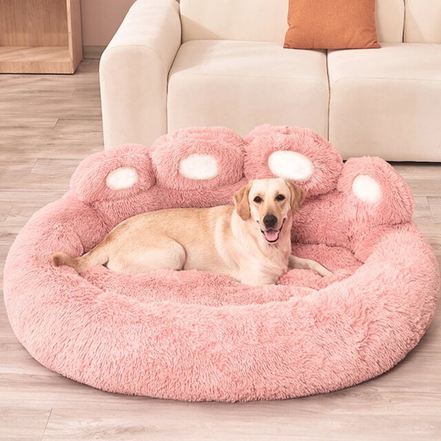 Grand lit moelleux pour animaux de compagnie| lits pour chiens et chats | petits paniers de canapé | chenil en polymères | fournitures pour chiens et chats – Image 2