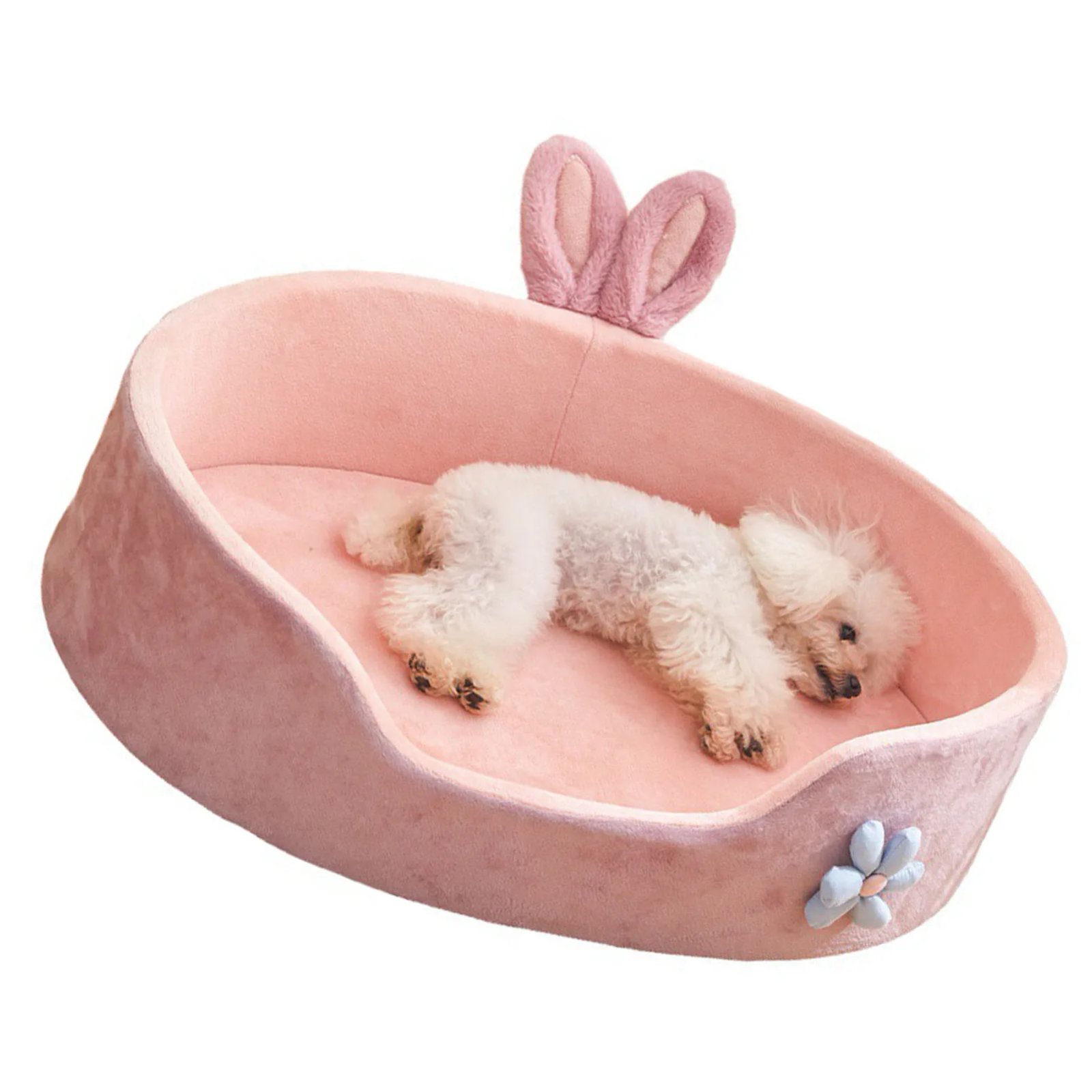 Lit doux et chaud pour animaux de compagnie, poignées amovibles, lit lavable pour chien, lit de couchage confortable pour chat, quatre saisons