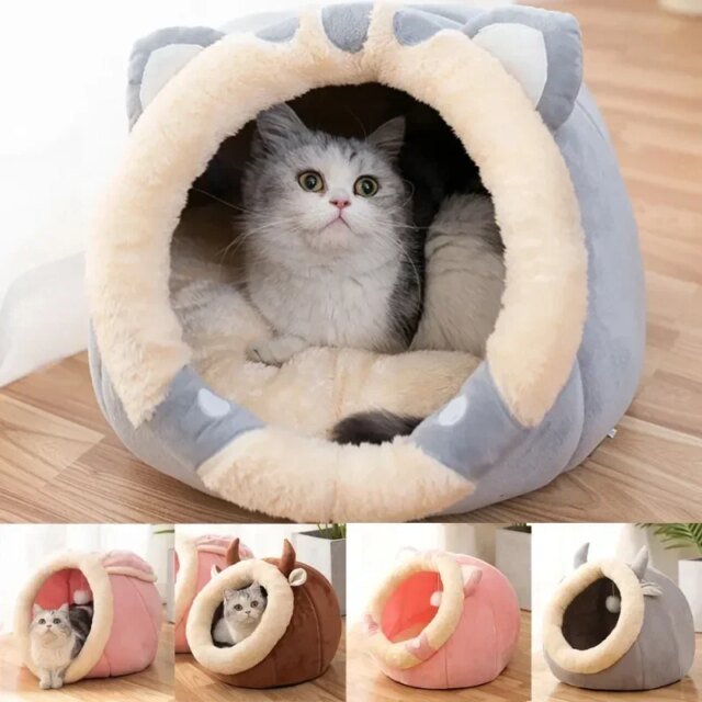 Niche Ronde pour Animaux de Compagnie | Confortable pour chien et chat