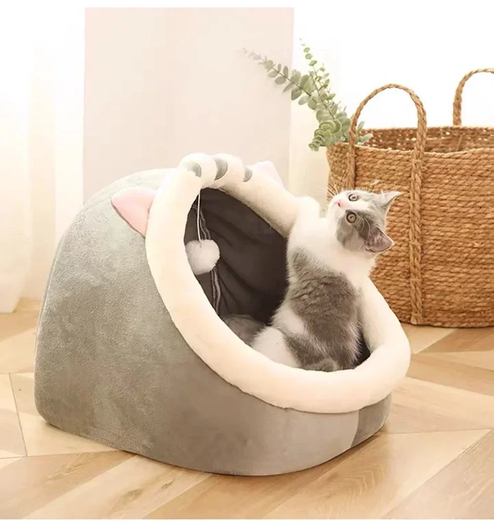 Niche Ronde pour Animaux de Compagnie, mir Confortable pour Chaton, Coussin de Chaise Longue, Tente pour Chien Niche Ronde pour Animaux de Compagnie, mir Confortable pour Chaton, Coussin de Chaise Longue, Tente pour Chien