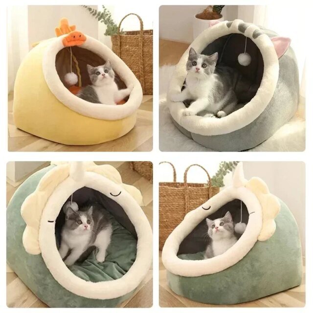 Niche Ronde pour Animaux de Compagnie | Confortable pour chien et chat – Image 5