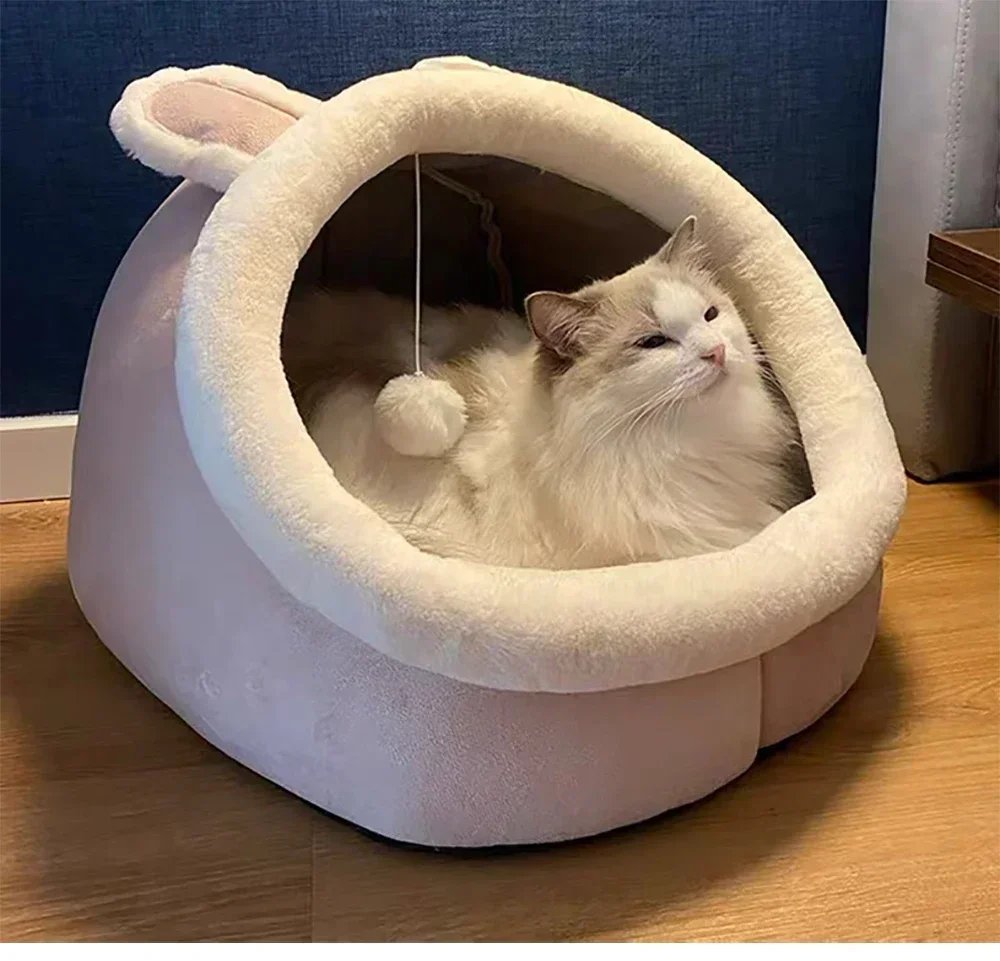 Niche Ronde pour Animaux de Compagnie, mir Confortable pour Chaton, Coussin de Chaise Longue, Tente pour Chien Niche Ronde pour Animaux de Compagnie, mir Confortable pour Chaton, Coussin de Chaise Longue, Tente pour Chien