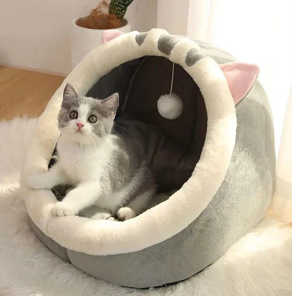 Niche Ronde pour Animaux de Compagnie, mir Confortable pour Chaton, Coussin de Chaise Longue, Tente pour Chien Niche Ronde pour Animaux de Compagnie, mir Confortable pour Chaton, Coussin de Chaise Longue, Tente pour Chien