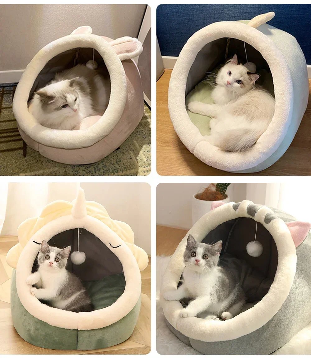 Niche Ronde pour Animaux de Compagnie, mir Confortable pour Chaton, Coussin de Chaise Longue, Tente pour Chien Niche Ronde pour Animaux de Compagnie, mir Confortable pour Chaton, Coussin de Chaise Longue, Tente pour Chien
