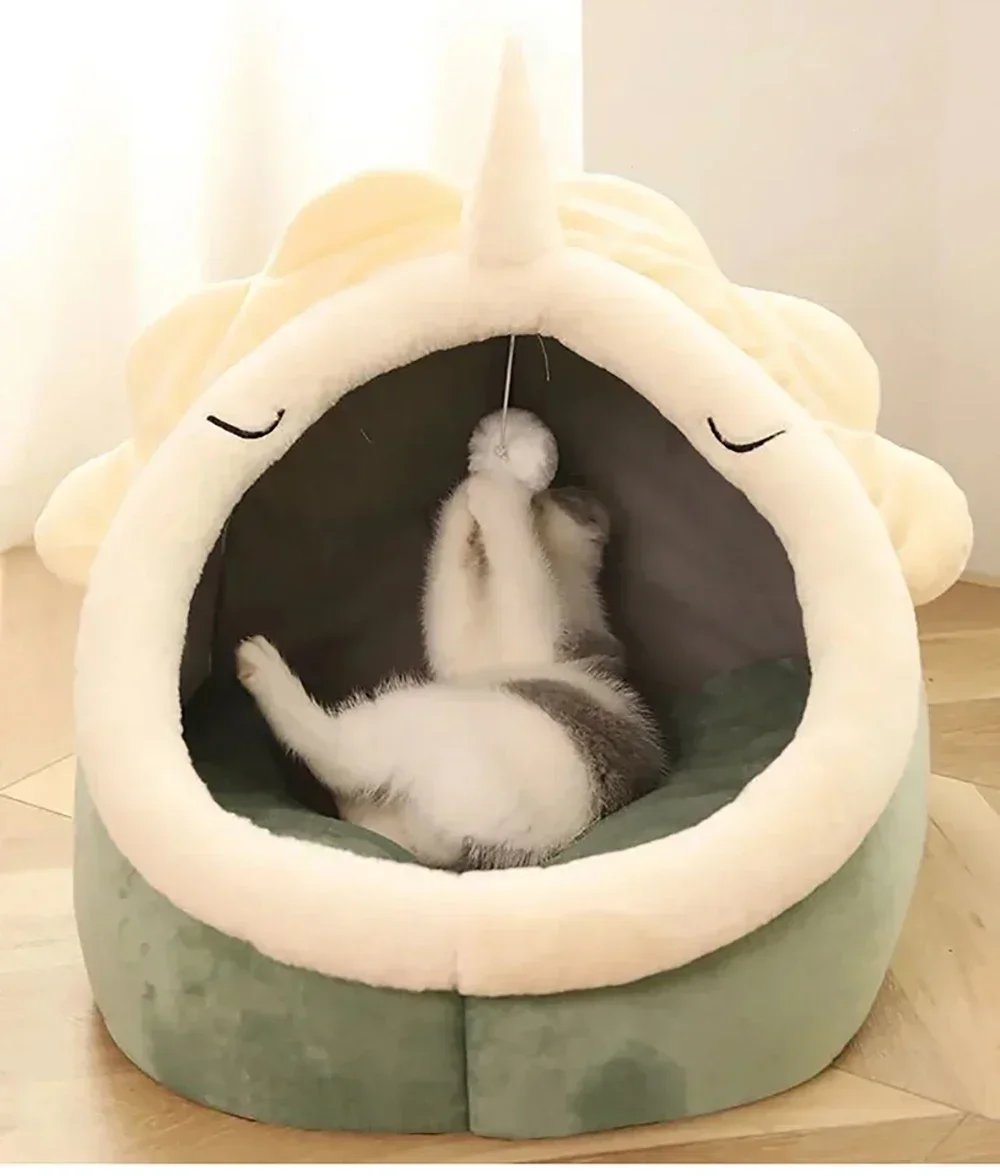 Niche Ronde pour Animaux de Compagnie, mir Confortable pour Chaton, Coussin de Chaise Longue, Tente pour Chien Niche Ronde pour Animaux de Compagnie, mir Confortable pour Chaton, Coussin de Chaise Longue, Tente pour Chien