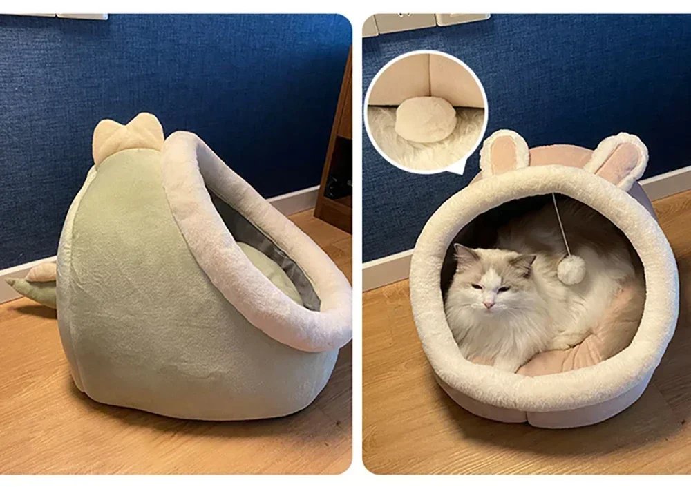Niche Ronde pour Animaux de Compagnie, mir Confortable pour Chaton, Coussin de Chaise Longue, Tente pour Chien Niche Ronde pour Animaux de Compagnie, mir Confortable pour Chaton, Coussin de Chaise Longue, Tente pour Chien