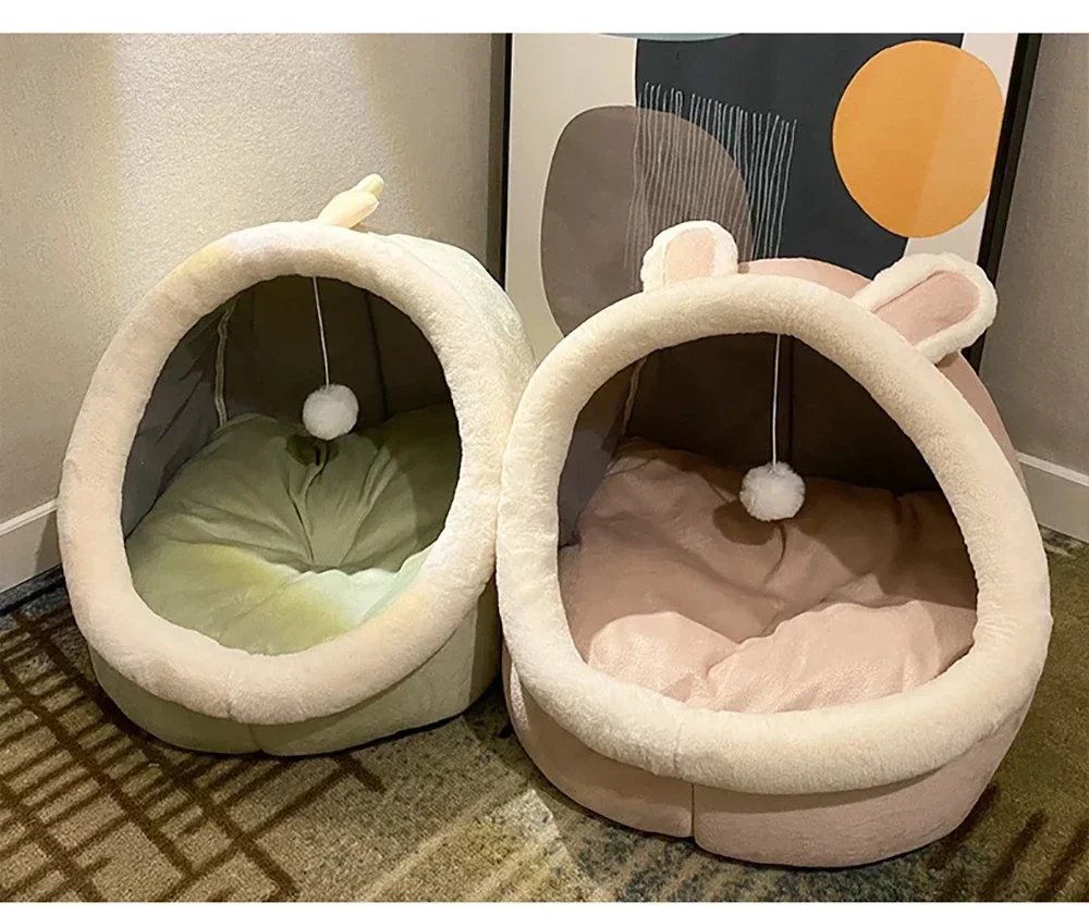Niche Ronde pour Animaux de Compagnie, mir Confortable pour Chaton, Coussin de Chaise Longue, Tente pour Chien Niche Ronde pour Animaux de Compagnie, mir Confortable pour Chaton, Coussin de Chaise Longue, Tente pour Chien
