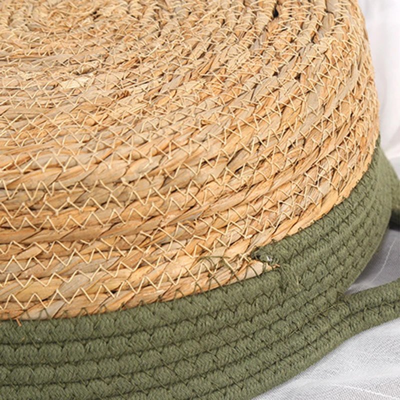 Mir circulaire tissé à la main pour animaux de compagnie, panier en ULde coton, accent de chat, fournitures pour animaux de compagnie, nouveau, été, cool