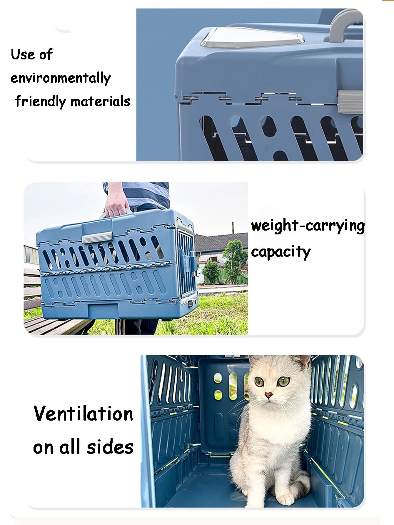 Caisse d'extérieur pliable pour animaux de compagnie, sac de voiture portable pour chat et chien, nouvelle caisse de transport pour animaux de compagnie
