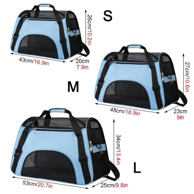 Sac à Main Portable en Maille Respirante pour Chat et Chien｜Accessoire de Transport Pliable – Image 5