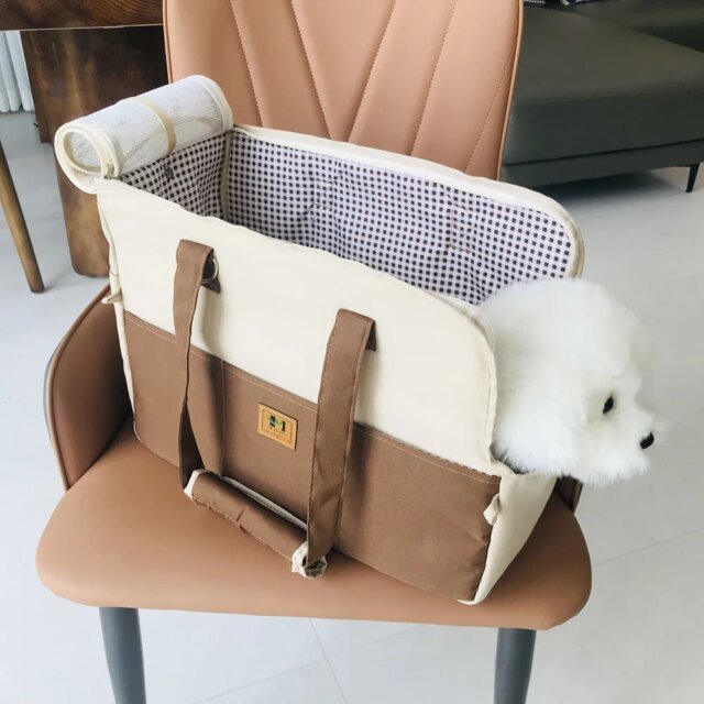 Sac à bandoulière portable pour animaux de compagnie｜sac à main pour chien｜siège de voiture non suspendu｜produits sûrs pour animaux de compagnie