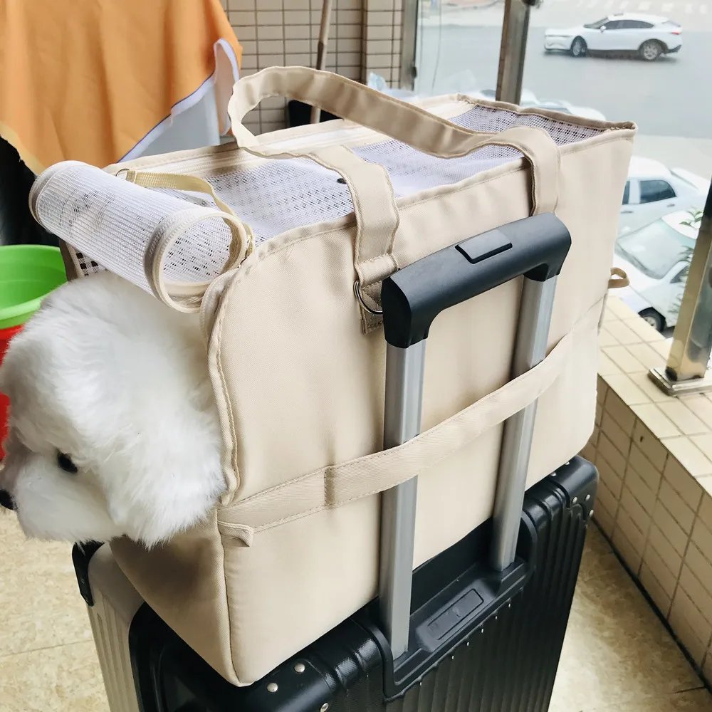 Sac à bandoulière portable pour animaux de compagnie, sac à main pour chien, siège de voiture non suspendu, produits sûrs pour animaux de compagnie, chat, petit chien Sac à bandoulière portable pour animaux de compagnie, sac à main pour chien, siège de voiture non suspendu, produits sûrs pour animaux de compagnie, chat, petit chien