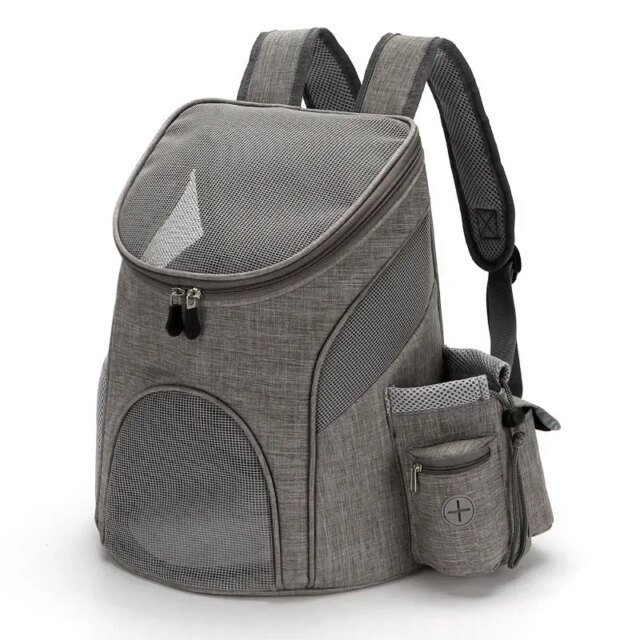 Sac à dos portable en maille pour chien | sac de transport pour chat