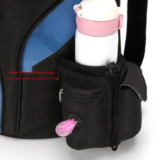 Sac à dos portable en maille pour chien | sac de transport pour chat – Image 3