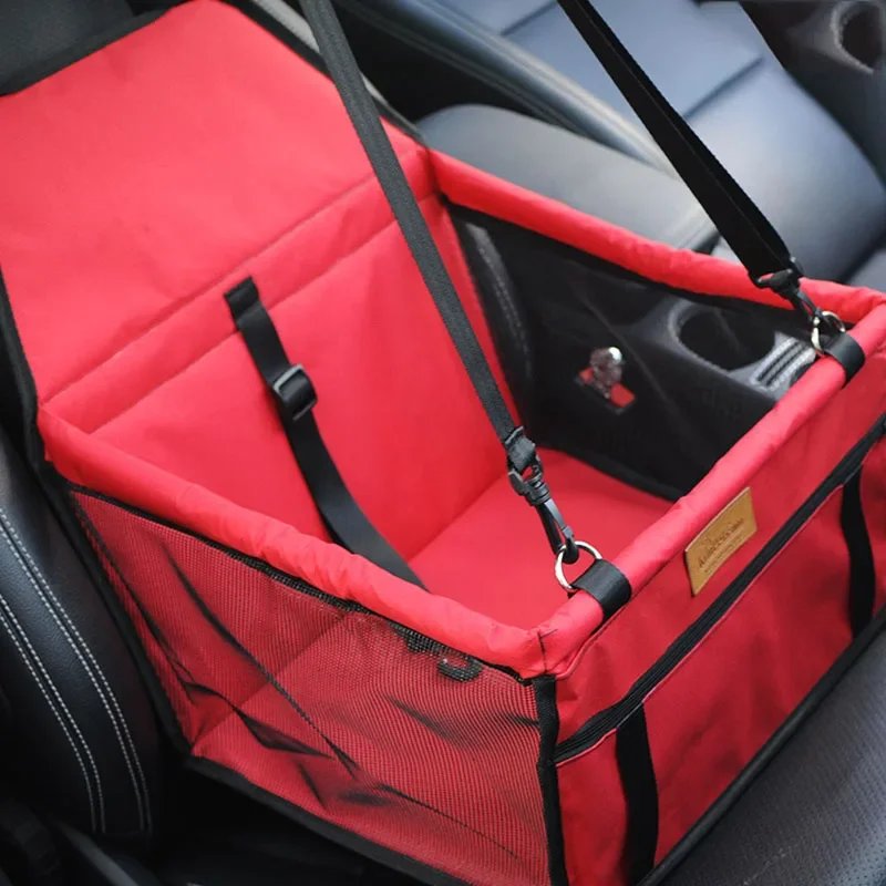 Sacs pliants en maille pour animaux de compagnie, double optique, accessoires de voyage, fournitures pour animaux de compagnie, couverture en polymère imperméable pour chien, sécurité, siège de voiture pour animaux de compagnie