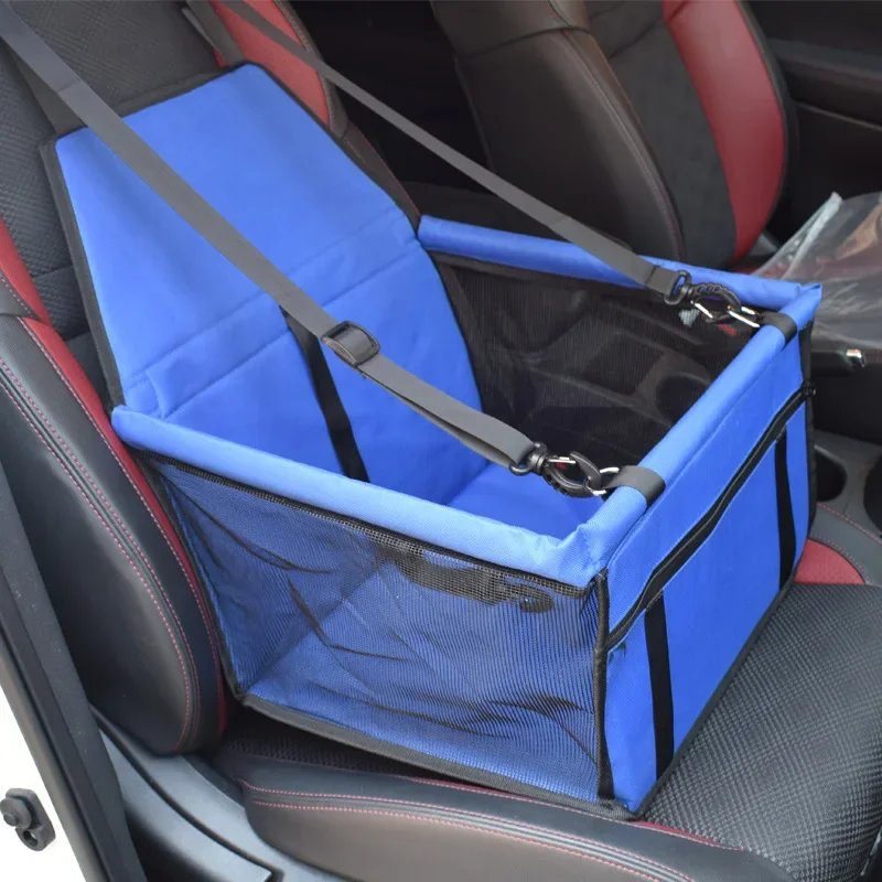 Sacs pliants en maille pour animaux de compagnie, double optique, accessoires de voyage, fournitures pour animaux de compagnie, couverture en polymère imperméable pour chien, sécurité, siège de voiture pour animaux de compagnie