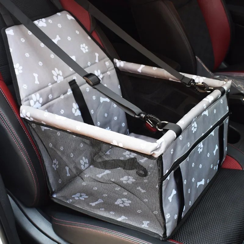 Sacs pliants en maille pour animaux de compagnie, double optique, accessoires de voyage, fournitures pour animaux de compagnie, couverture en polymère imperméable pour chien, sécurité, siège de voiture pour animaux de compagnie