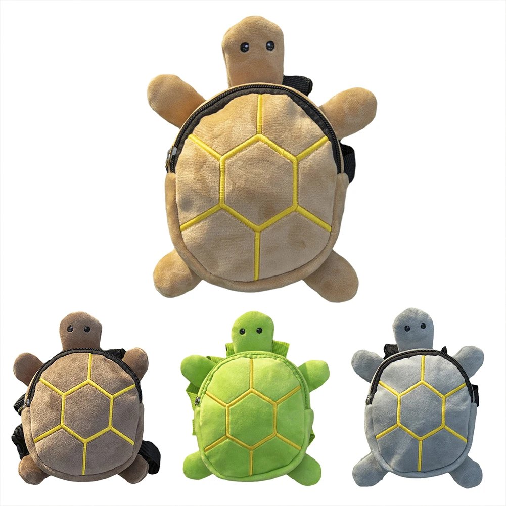 Sac à dos pour chien en forme de tortue de dessin animé, grande capacité, produits pour animaux de compagnie, sans nervure, émail SFP, Electrolux, fermeture à glissière en métal