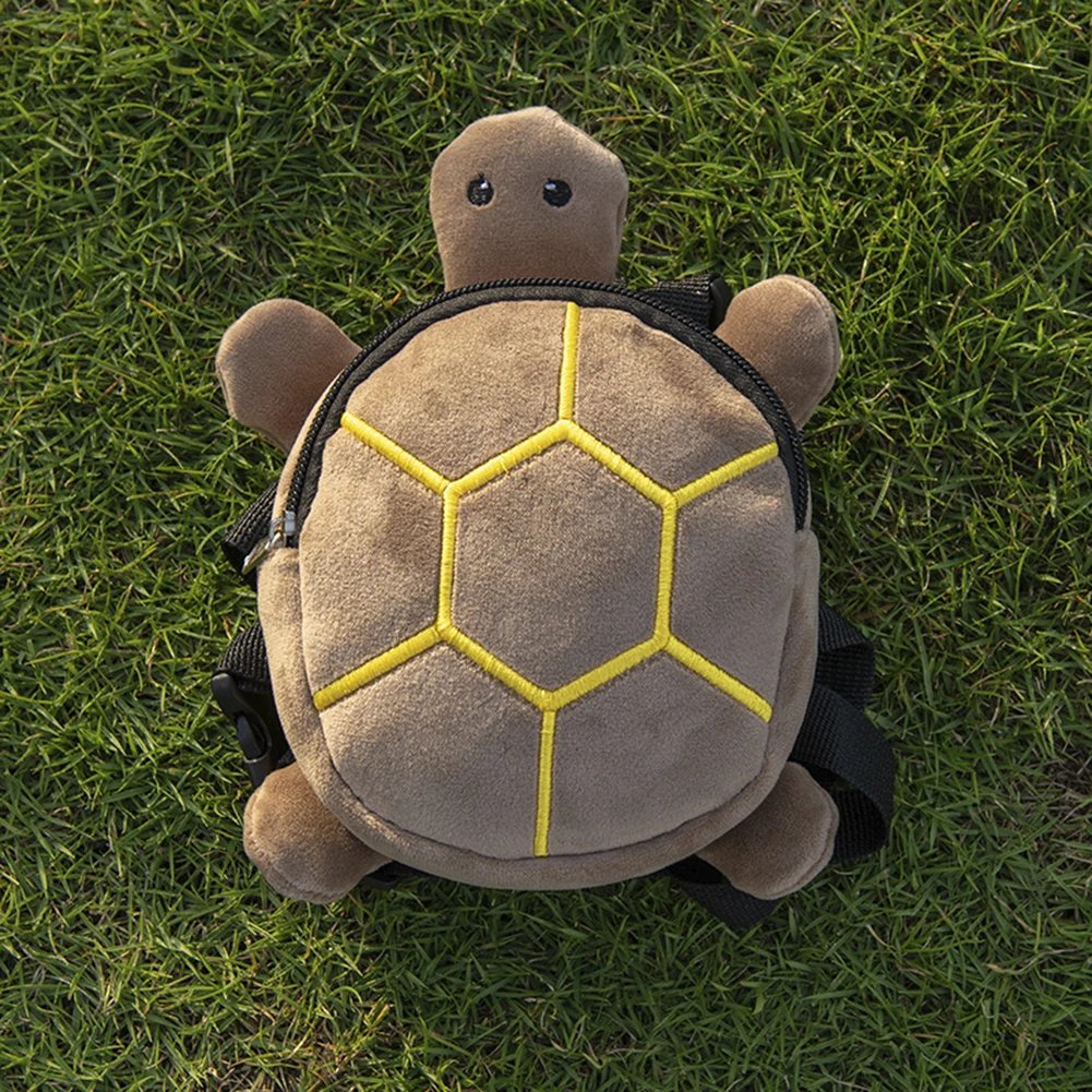 Sac à dos pour chien en forme de tortue de dessin animé, grande capacité, produits pour animaux de compagnie, sans nervure, émail SFP, Electrolux, fermeture à glissière en métal