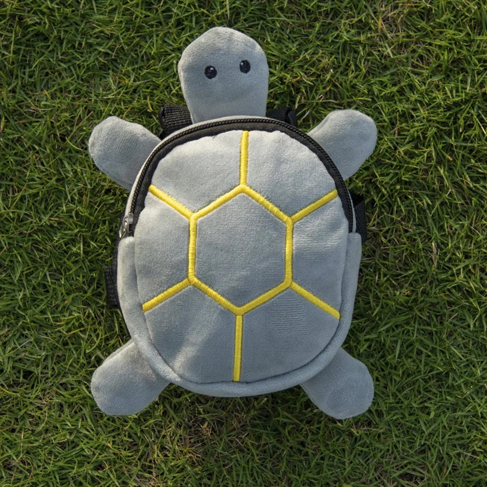 Sac à dos pour chien en forme de tortue de dessin animé, grande capacité, produits pour animaux de compagnie, sans nervure, émail SFP, Electrolux, fermeture à glissière en métal