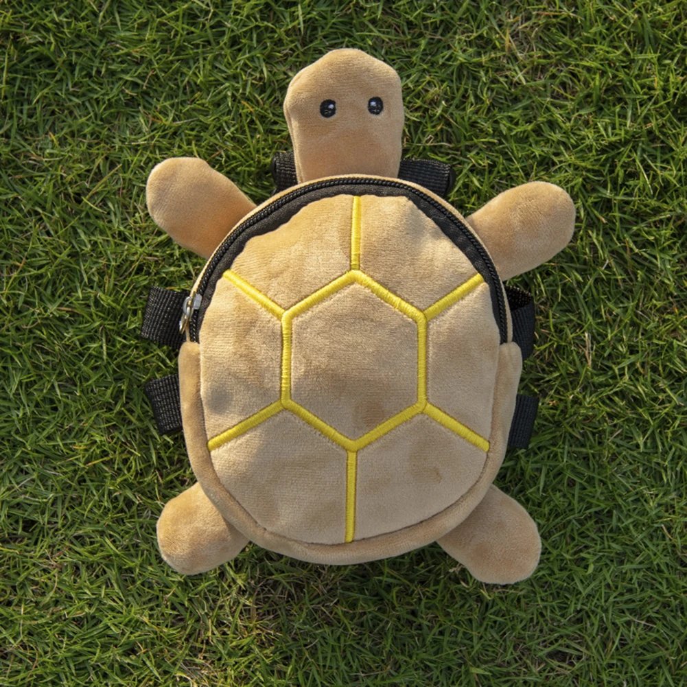 Sac à dos pour chien en forme de tortue de dessin animé, grande capacité, produits pour animaux de compagnie, sans nervure, émail SFP, Electrolux, fermeture à glissière en métal