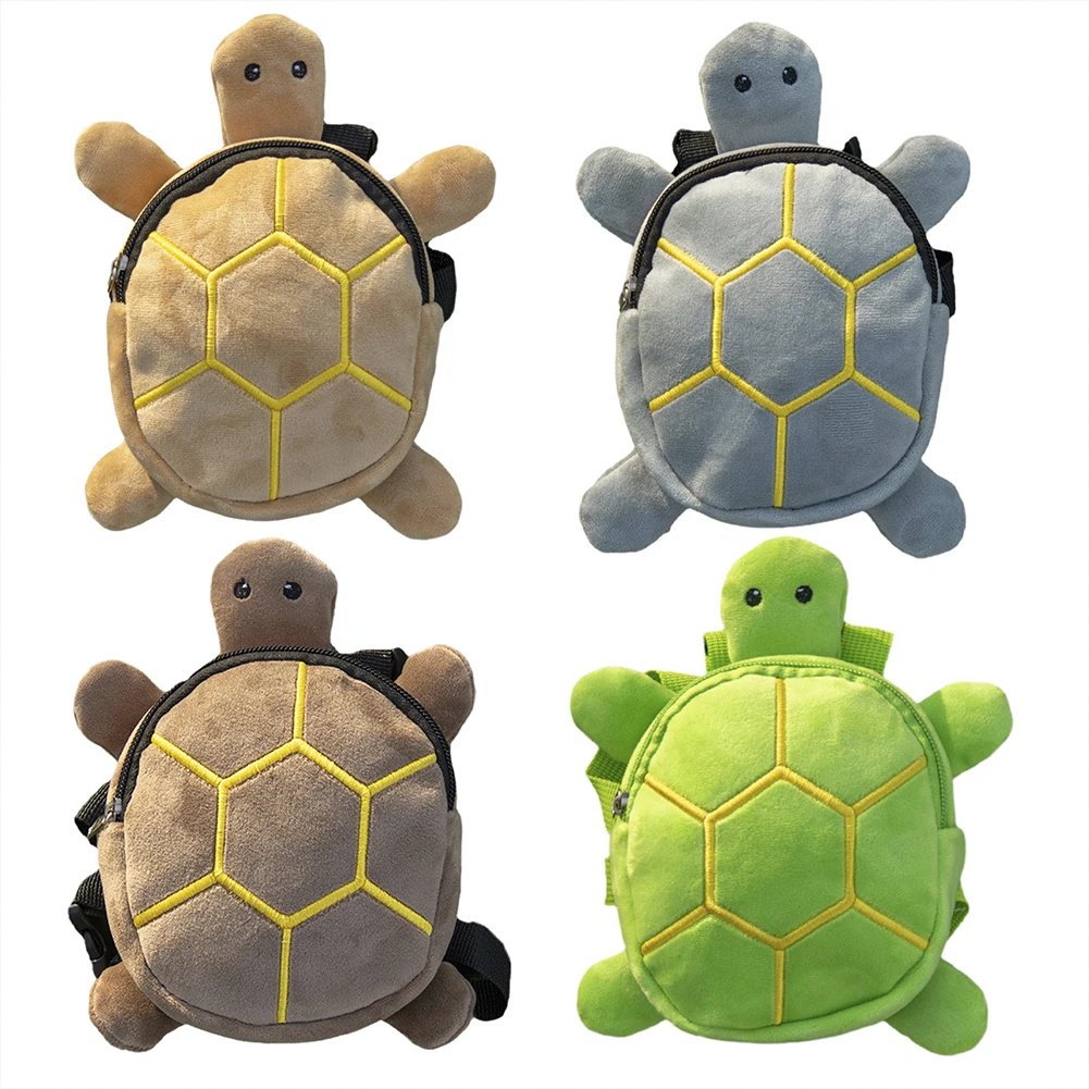 Sac à dos pour chien en forme de tortue de dessin animé, grande capacité, produits pour animaux de compagnie, sans nervure, émail SFP, Electrolux, fermeture à glissière en métal