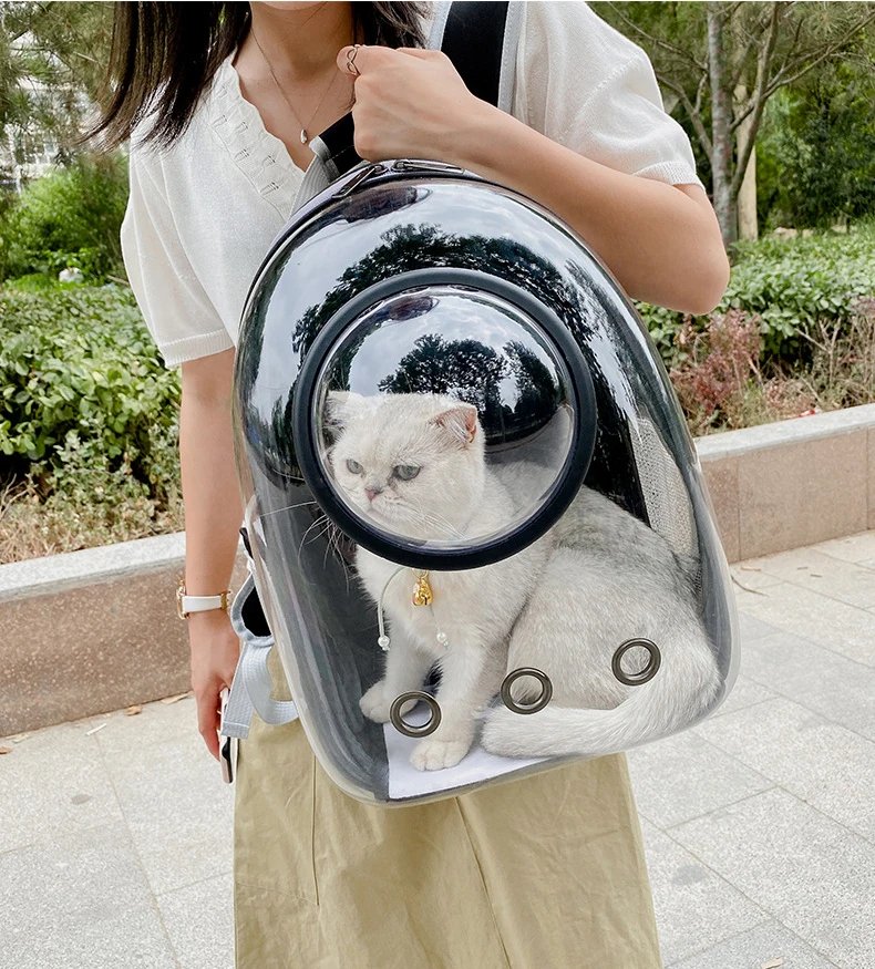 Sac de transport pour animaux de compagnie, sacs à dos pour animaux de compagnie, respirant, portable, transparent, chiot, chien, transport, Electrolux, capsule spatiale