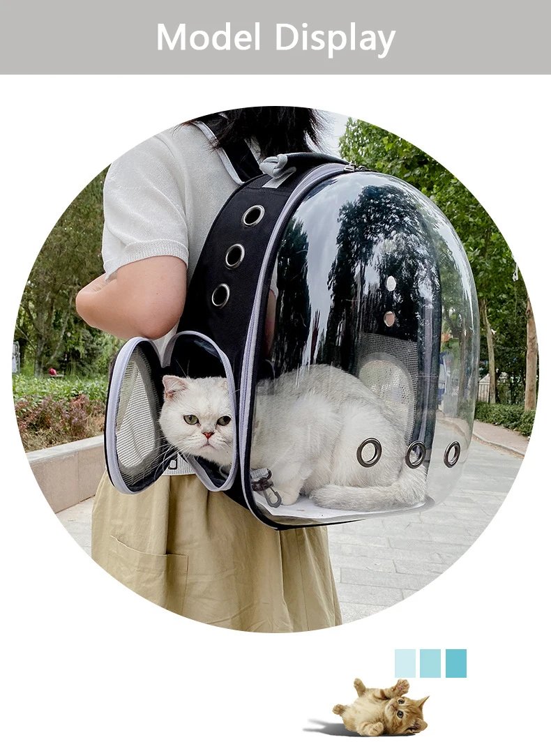 Sac de transport pour animaux de compagnie, sacs à dos pour animaux de compagnie, respirant, portable, transparent, chiot, chien, transport, Electrolux, capsule spatiale