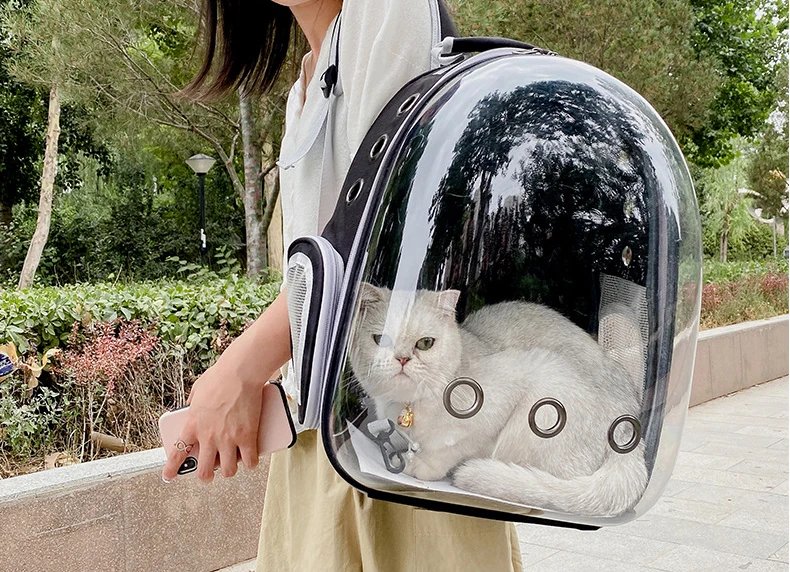 Sac de transport pour animaux de compagnie, sacs à dos pour animaux de compagnie, respirant, portable, transparent, chiot, chien, transport, Electrolux, capsule spatiale