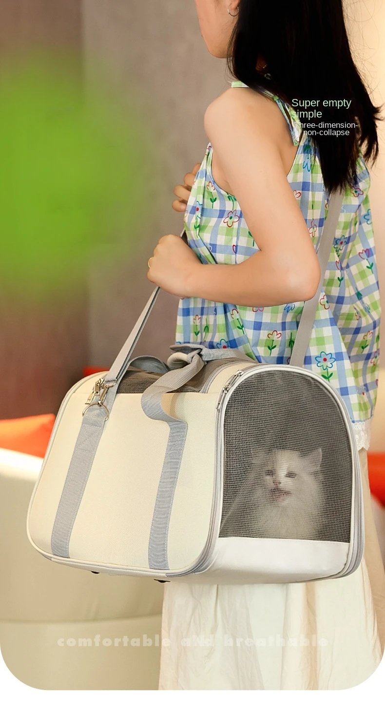 Sac à main portable respirant pour animaux de compagnie, sortie pour animaux de compagnie, été, Electrolux, voyage, chiot, chaton, initié unique, fournitures de transport Sac à main portable respirant pour animaux de compagnie, sortie pour animaux de compagnie, été, Electrolux, voyage, chiot, chaton, initié unique, fournitures de transport