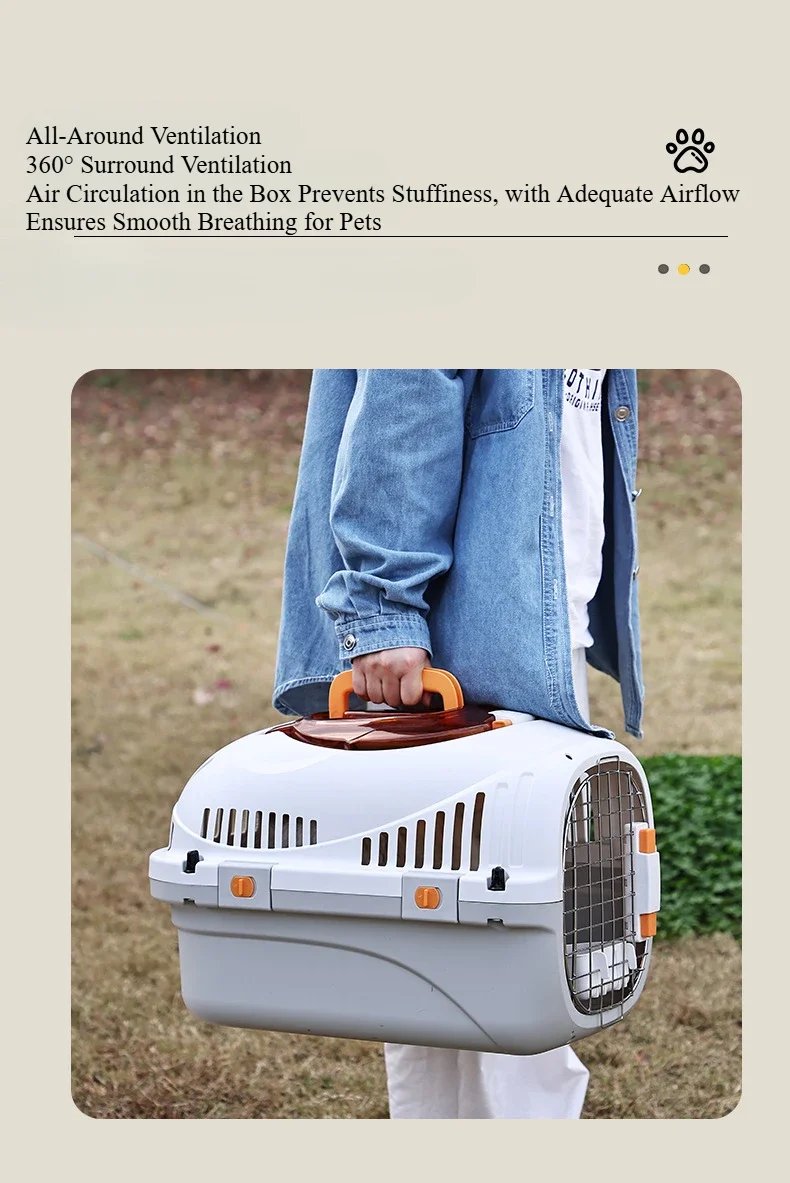 Boîte portable Electrolux pour animaux de compagnie, transport aérien en plein air, bol, coussin de violon, respirant, espace pour animaux de compagnie, fournitures pour chats