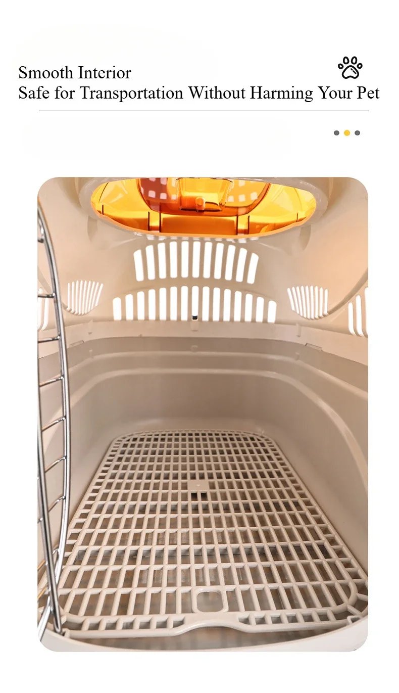 Boîte portable Electrolux pour animaux de compagnie, transport aérien en plein air, bol, coussin de violon, respirant, espace pour animaux de compagnie, fournitures pour chats