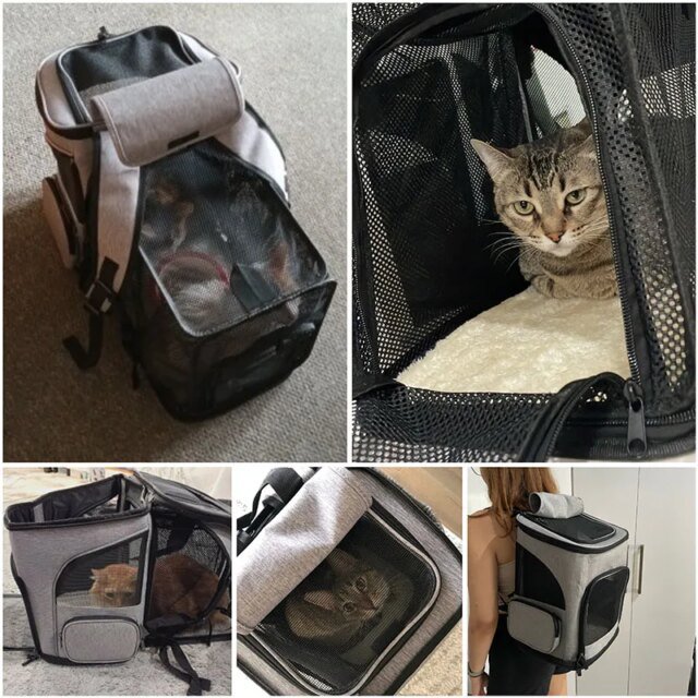 Sac à dos respirant pour animaux de compagnie – Image 6