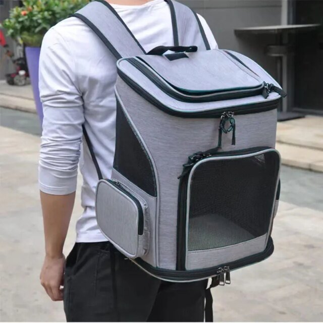 Sac à dos respirant pour animaux de compagnie – Image 4