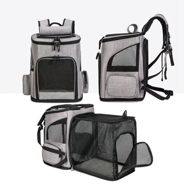 Sac à dos respirant pour animaux de compagnie – Image 2