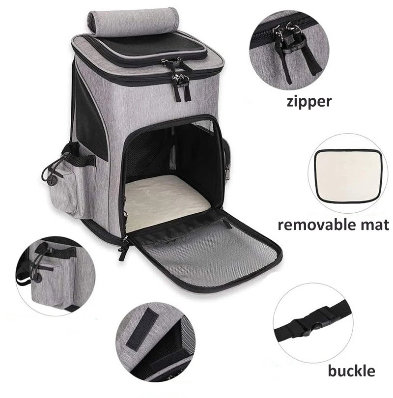 Sac à dos respirant pour animaux de compagnie, pliable, extensible, grande capacité, créatif, transport, voyage, chats, chiens